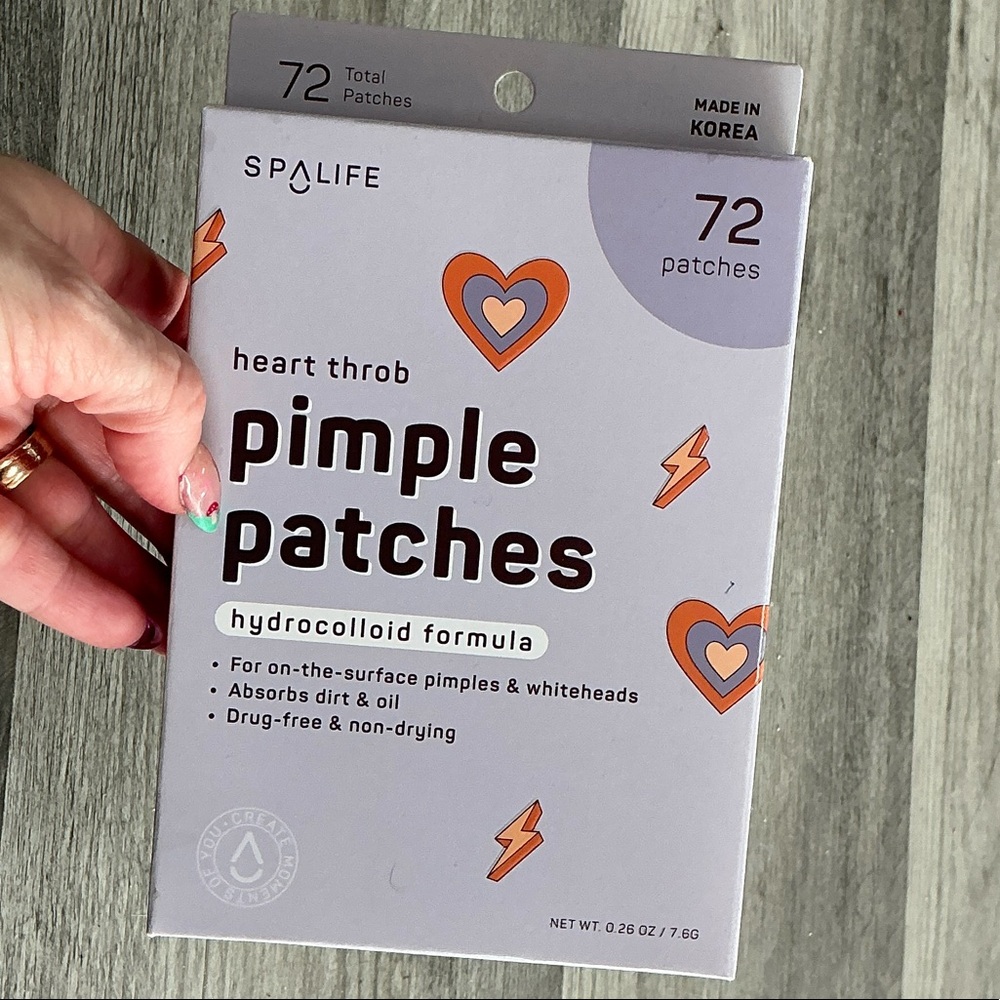 SpaLife Heart Throb Pimple Patches with Hydrocolloid Formula